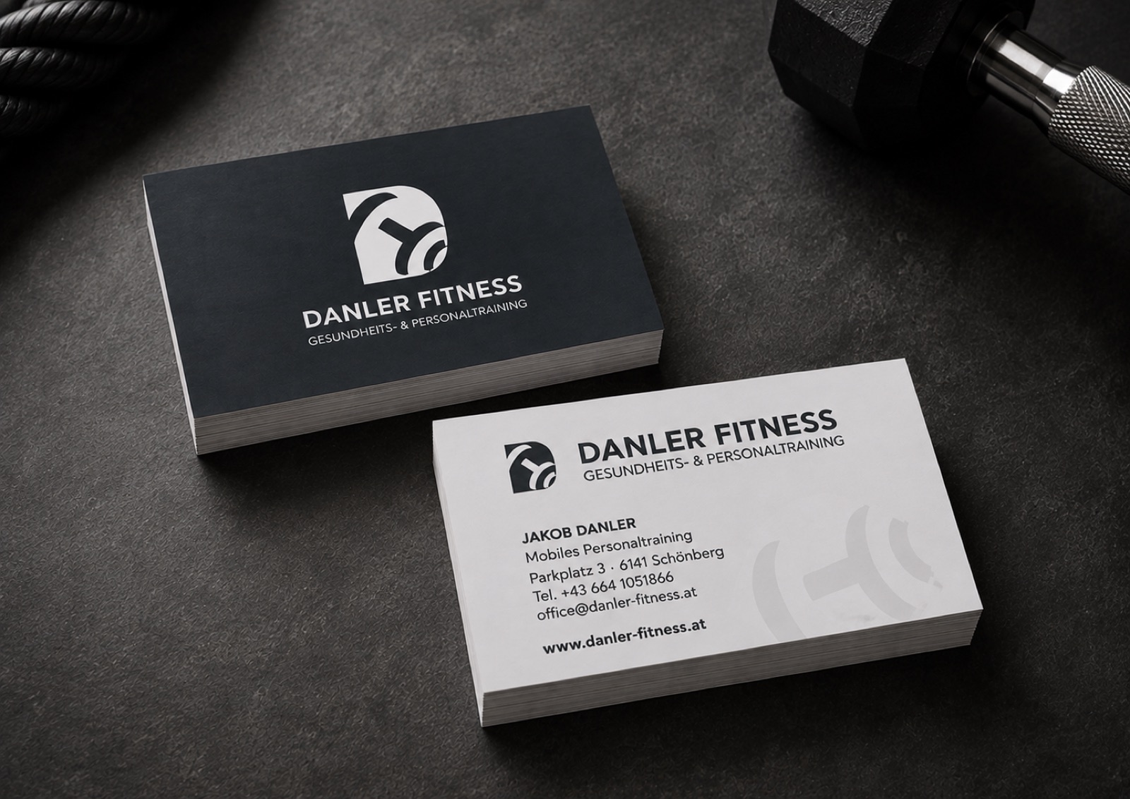 Danler Fitness Visitenkarten