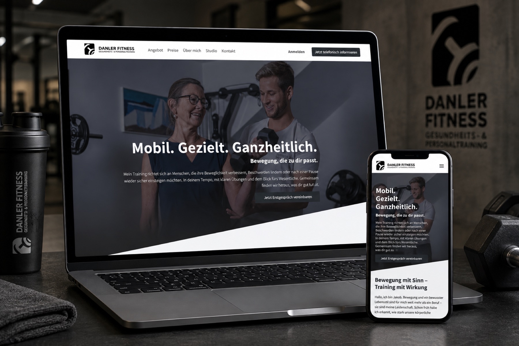 Danler Fitness Website