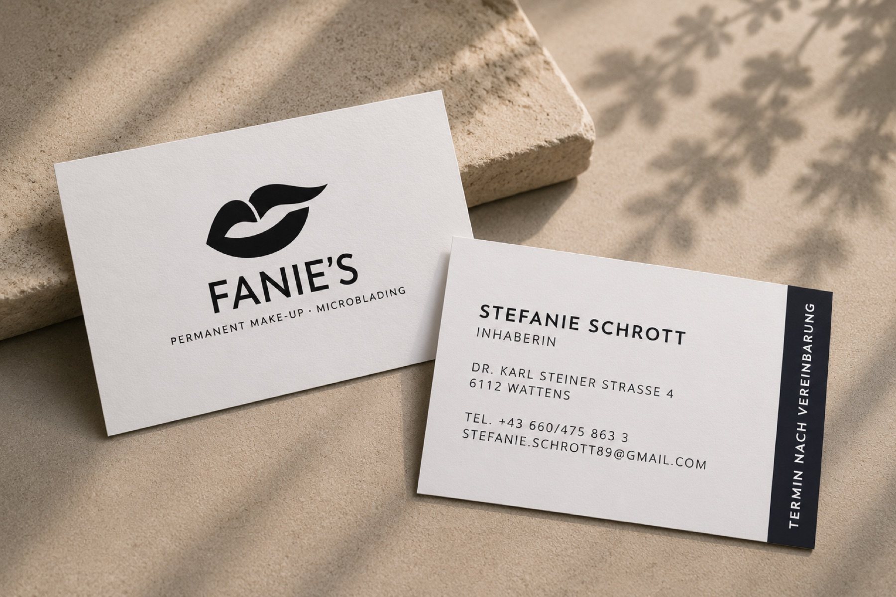 Fanie’s Visitenkarten