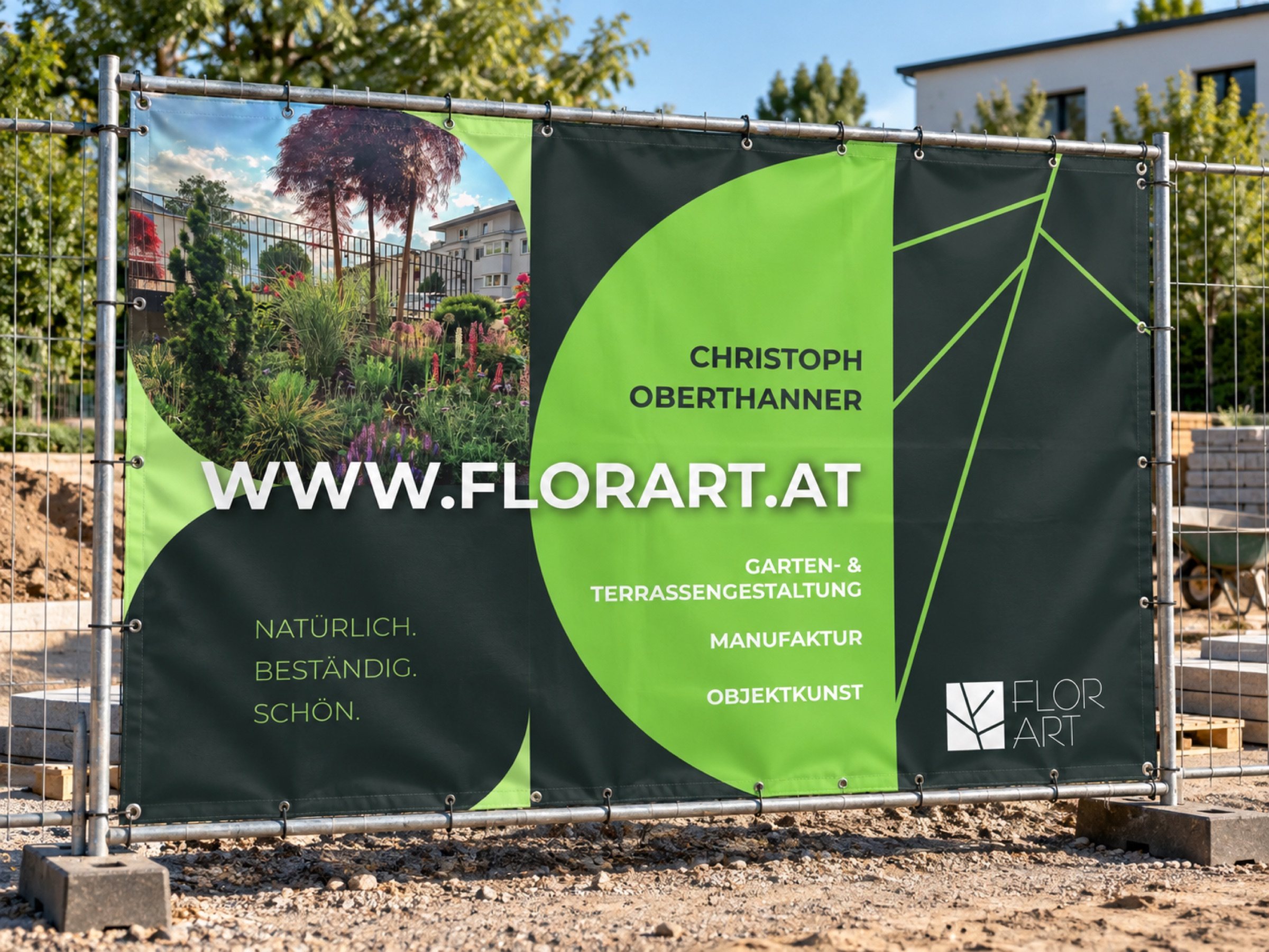FLORART Gartenbanner